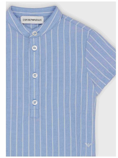 Camicia, bambino, logata. EMPORIO ARMANI | 3RHCJ4 4N7MZF712